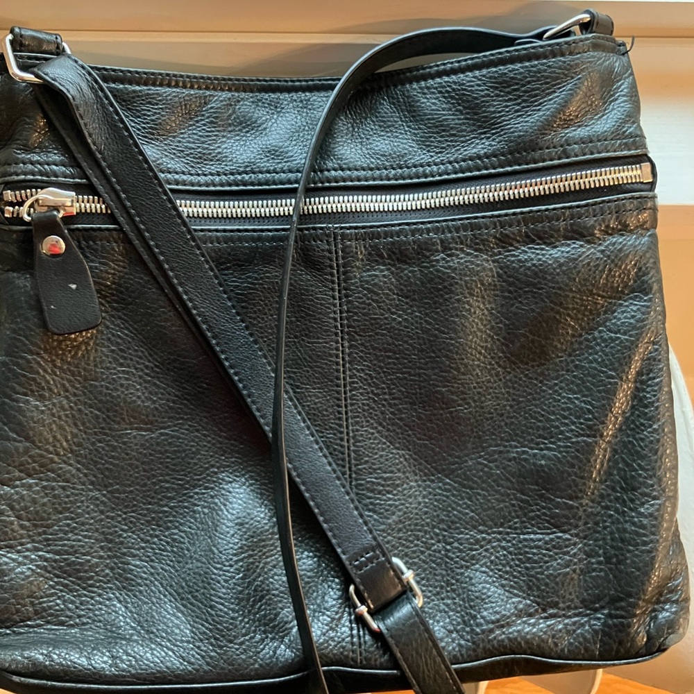 Margot New York Pebbled Leather Crossbody Bag
